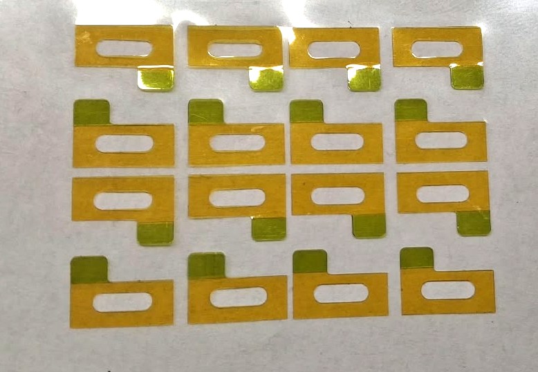 Custom-shaped precision die-cut components